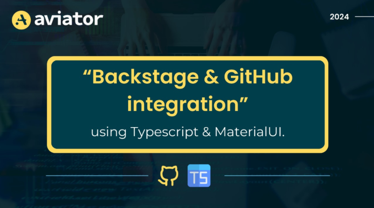 Backstage and GitHub integration